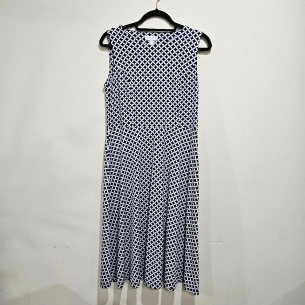 Charter Club Fit & Flare Patterned Dress